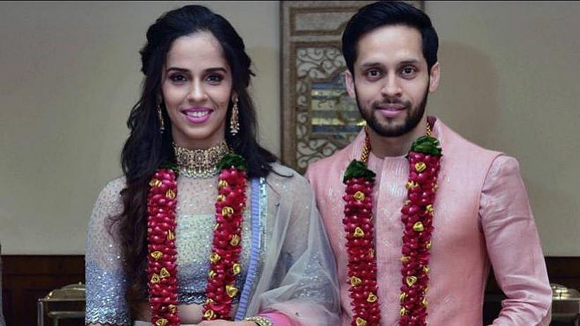 The newly-weds.&nbsp;