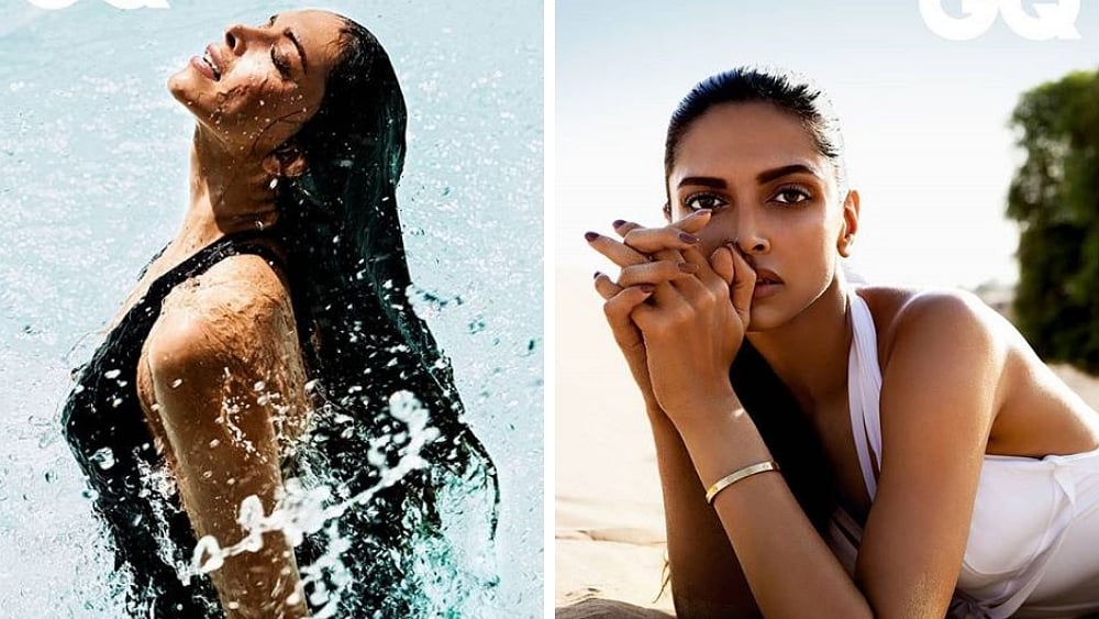 Deepika Padukone poses in a glossy. 