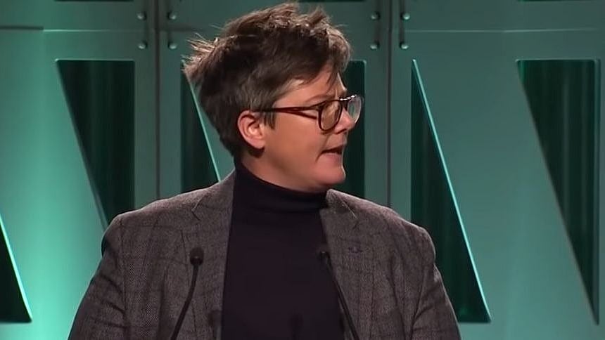 Hannah Gadsby at <i> T</i><i>he Hollywood Reporter’</i>s ‘2018 Women in Entertainment’ gala. 