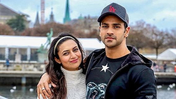 Divyanka Tripathi and Vivek Dahiya on a Swiss holiday.&nbsp;