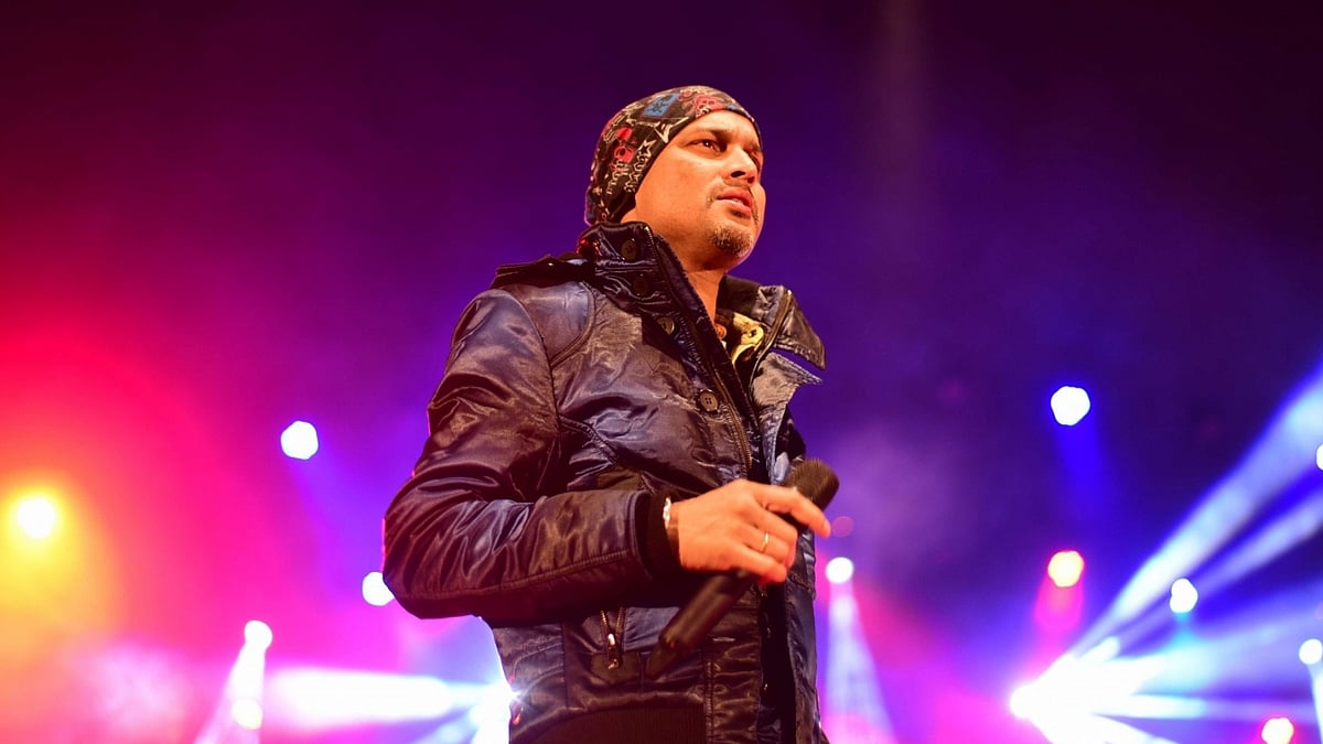 Singer Zubeen Garg at a cultural festival in Assam.