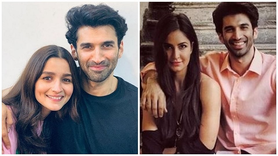 Alia Bhatt and Katrina Kaif shared pictures with Aditya Roy Kapur on Instagram.