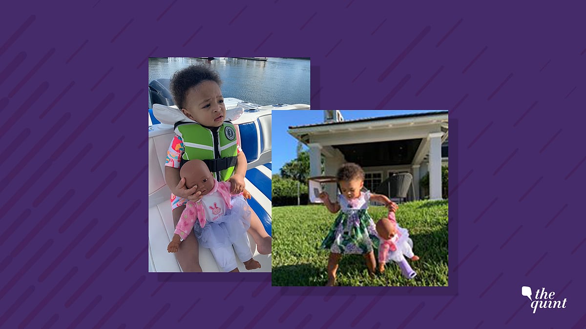 Serena Williams daughter Alexis Olympia with her doll ‘Qai Qai’ 
