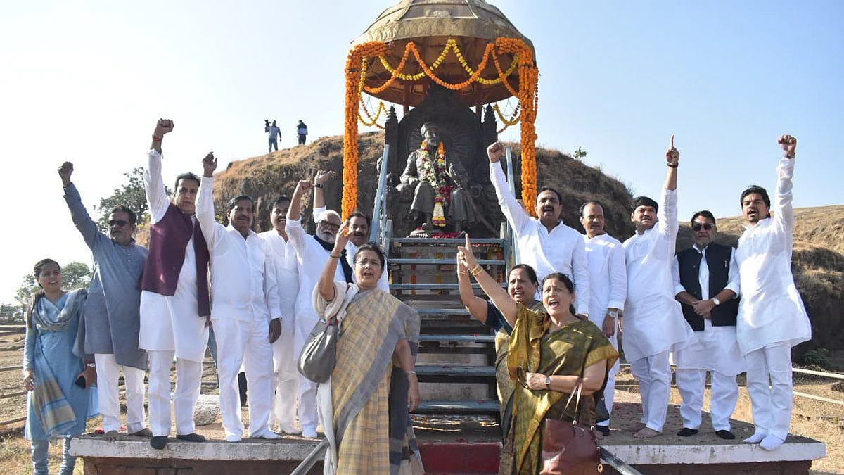 NCP mounted an offensive from the Sena stronghold of Raigad.