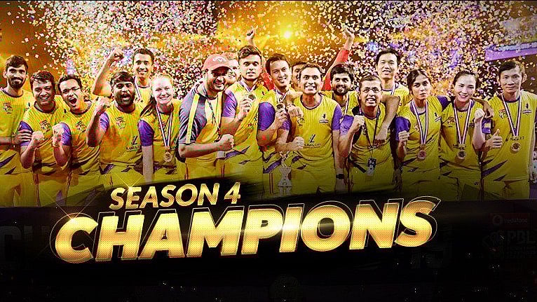 Bengaluru Raptors edged the Mumbai Rockets 4-3 to win their maiden Premier Badminton League title on Sunday, 13 January.