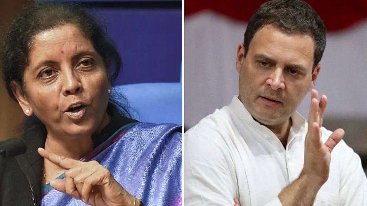 Reviving the ‘suit-boot <i>ki sarkar</i>’ attack, Rahul Gandhi said that the PM Modi-led government wants to weaken HAL.