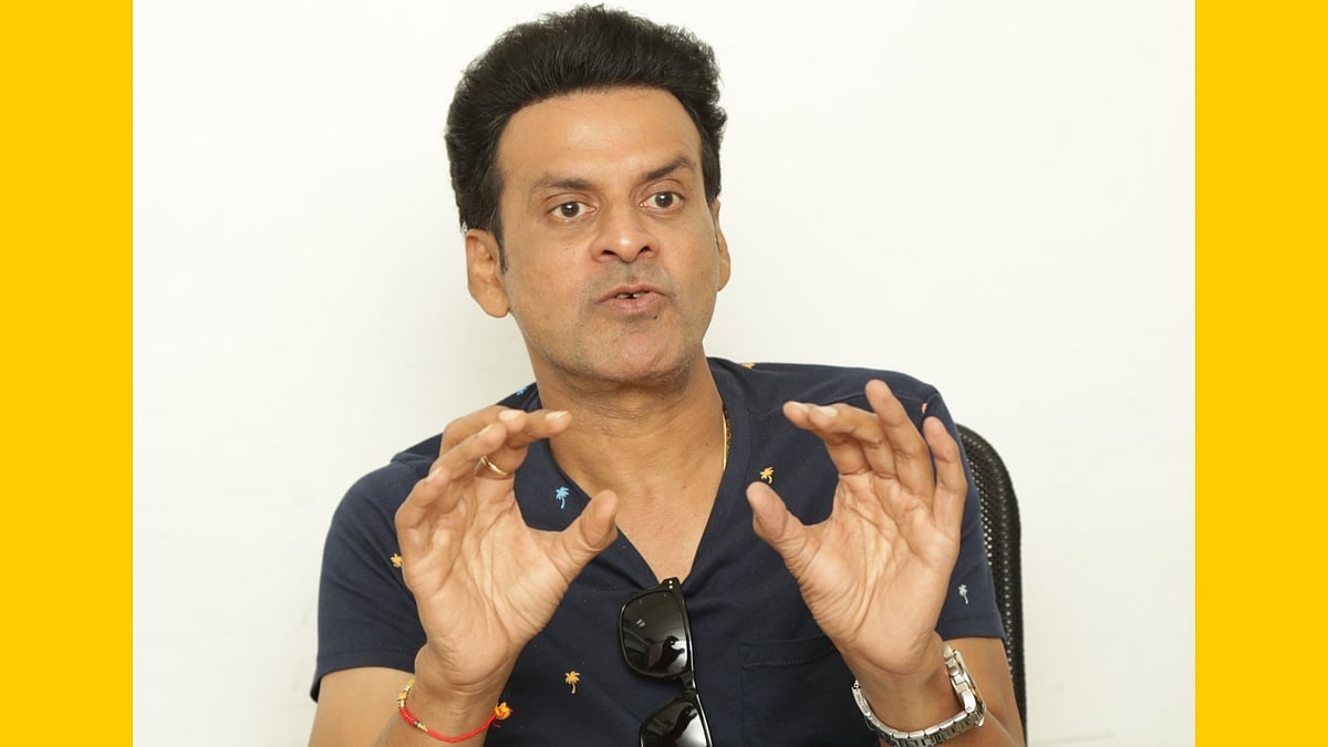 Manoj Bajpayee at an event in Delhi.