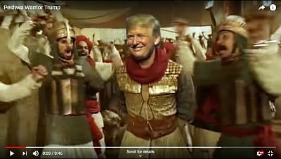 A made-up viral video of US President Donald Trump dancing as Ranveer Singh on a "Bajirao Mastani" track is trending on all social media platforms including Twitter and Instagram. (Photo Credit: Mad Liberals/YouTube)