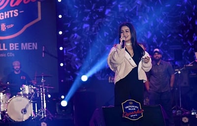 Guwahati: Singer Neha Kakkar performs during a concert in Guwahati, on Jan 4, 2019. (Photo: IANS)