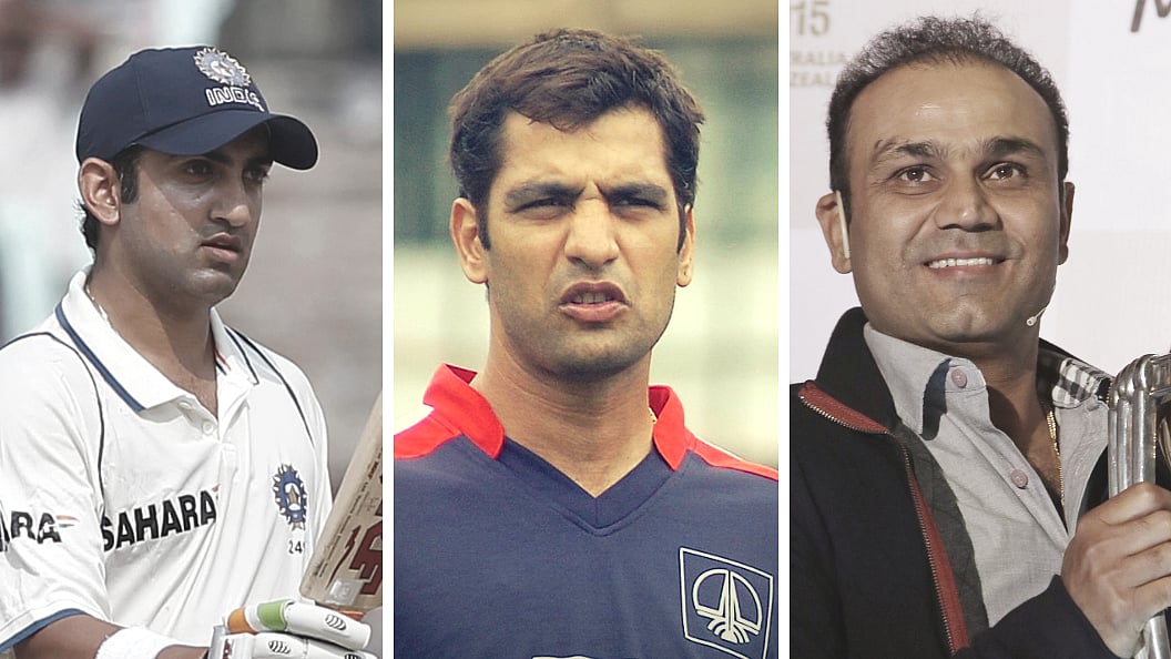 Sehwag and Gambhir took to Twitter to show their support for Amit Bhandari.