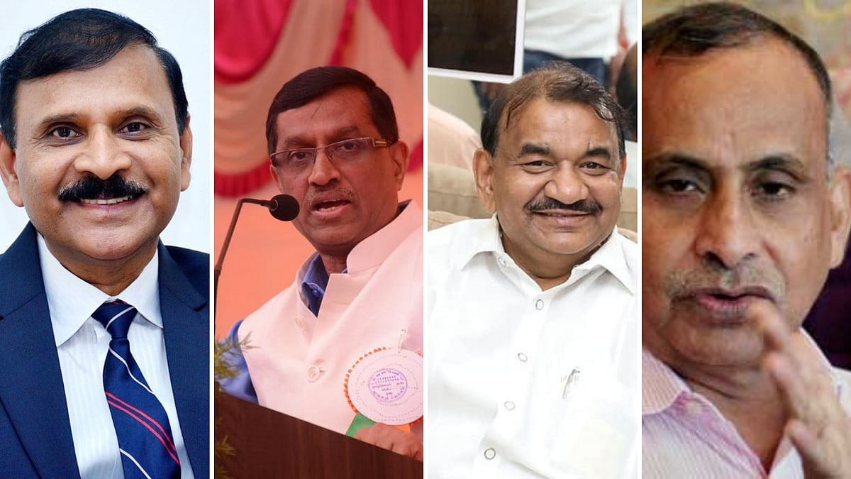 (Left to Right) Prabhakar Deshmukh, Dnyaneshwar Mulay, Sambhaji Zende and Uttam Khobragade.