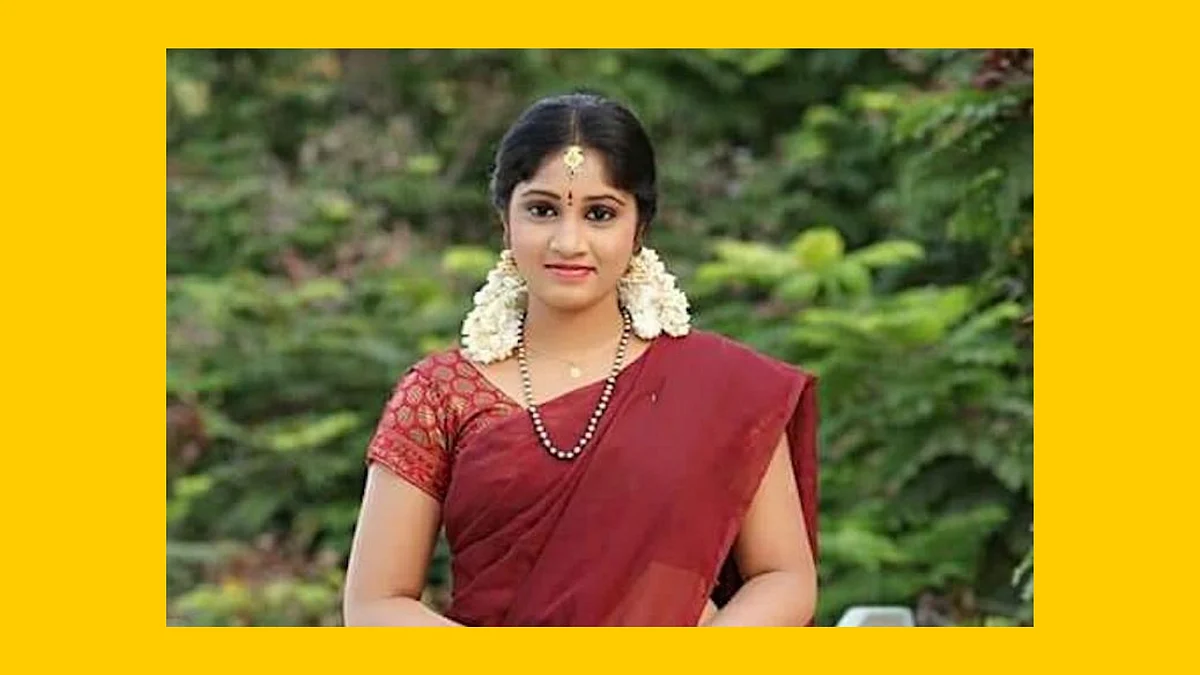 Telugu TV actor Naga Jhansi.