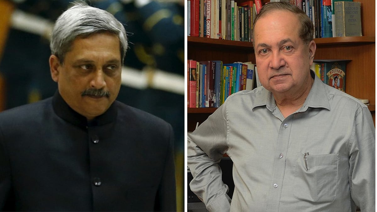Manohar Parrikar and N Ram.