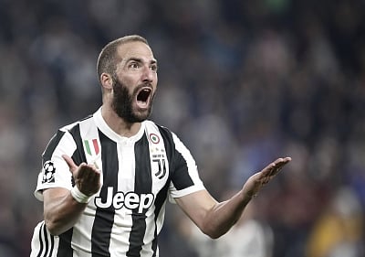 Gonzalo Higuain. (Xinhua/Alberto Lingria/IANS)