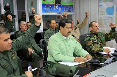 CARACAS, Feb. 22, 2019 (Xinhua) -- Image provided by Venezuela