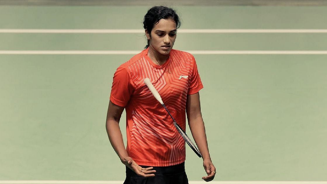 Olympic and World Championship silver medallist PV Sindhu crashed out in the opening round of the All England Championships in Birmingham.