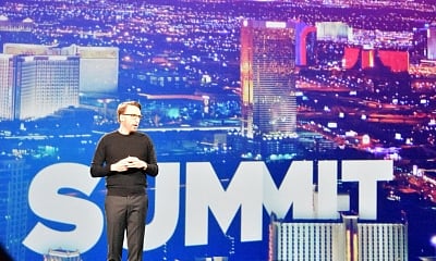 Las Vegas: Shantanu Narayen, Chairman, President and CEO, Adone Systems while launching Adobe