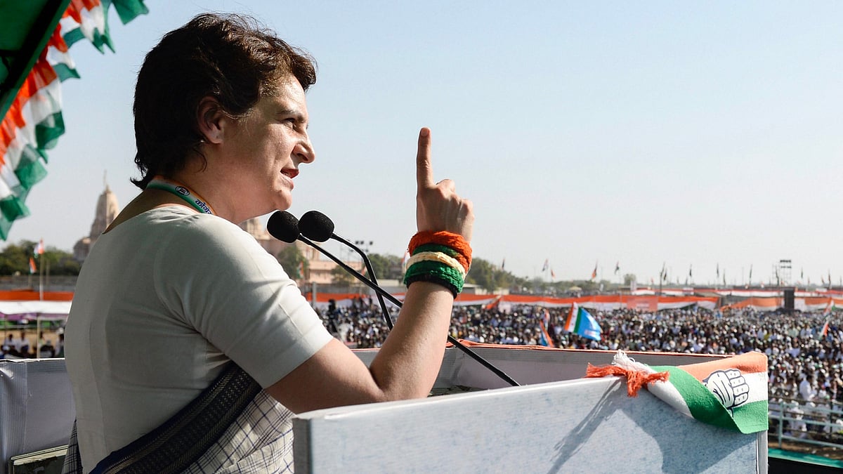 Congress leader Priyanka Gandhi.&nbsp;
