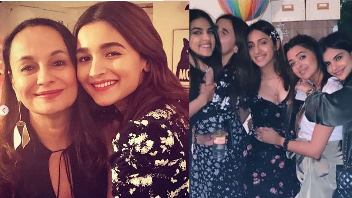 Alia Bhatt celebrates her birthday with friends and family.&nbsp;