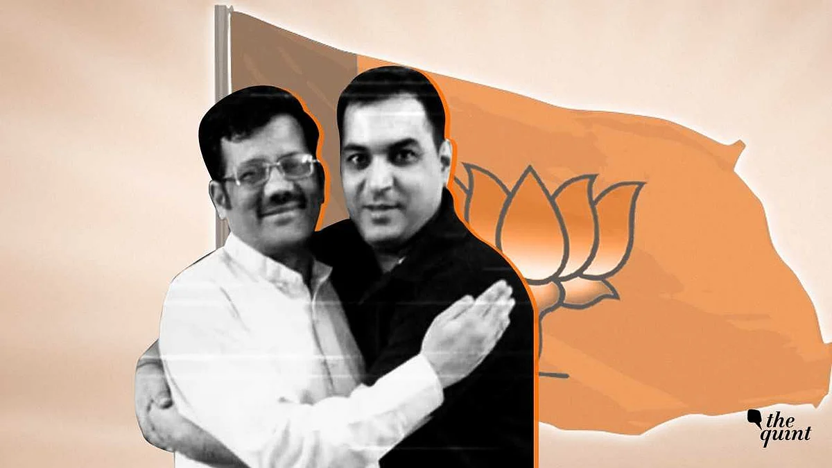 Serial fake news peddler Vikrama Shrama (R) recently put up a Facebook post with fake claims related to Masood Azhar’s ban.