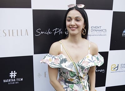 Mumbai: Actress Kiara Advani at the muhurat of fashion designer-director Vikram Phadnis
