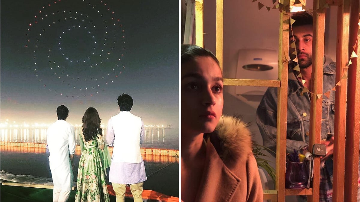 <i>Brahmastra</i> stars  Alia Bhatt, Ranbir Kapoor and Amitabh Bachchan.