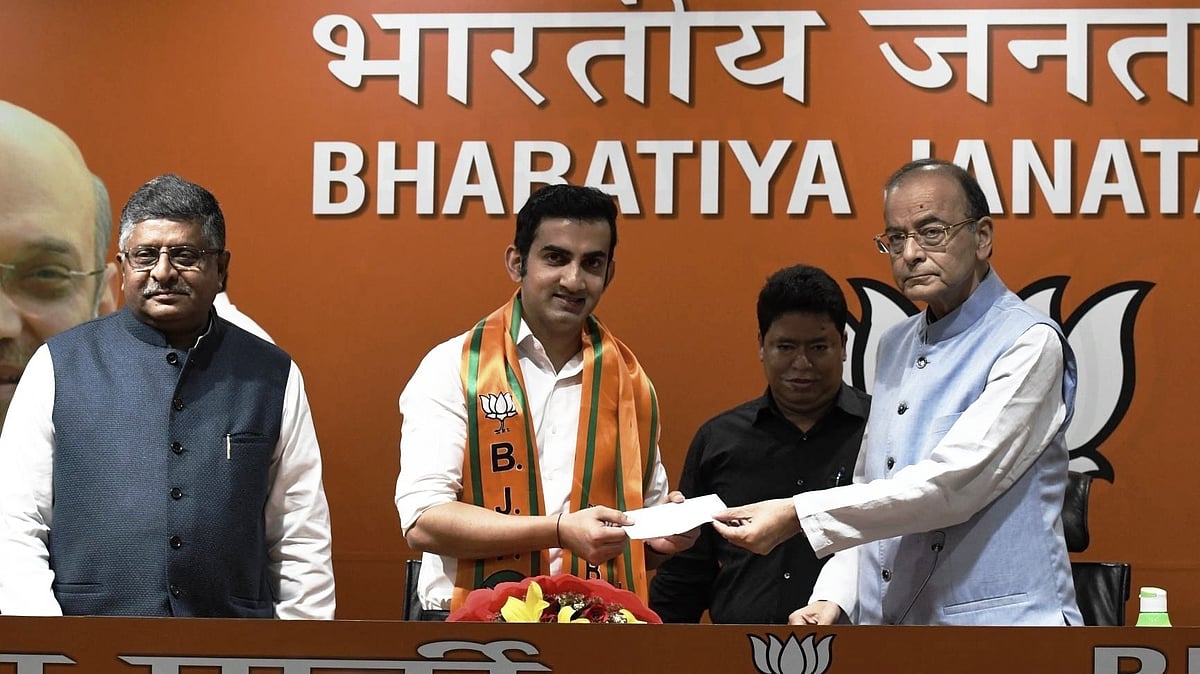 Gautam Gambhir joined the BJP on Friday, 22 March 2019.