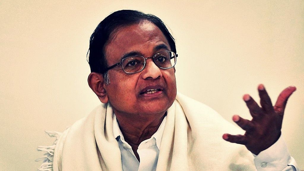 Senior Congress leader P Chidambaram