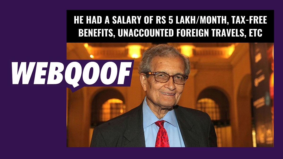 Nalanda University clarified that he was not paid any salary.