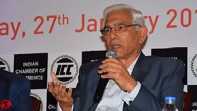  BCCI Committee of Administrators (COA) chief Vinod Rai addresses the media.&nbsp;