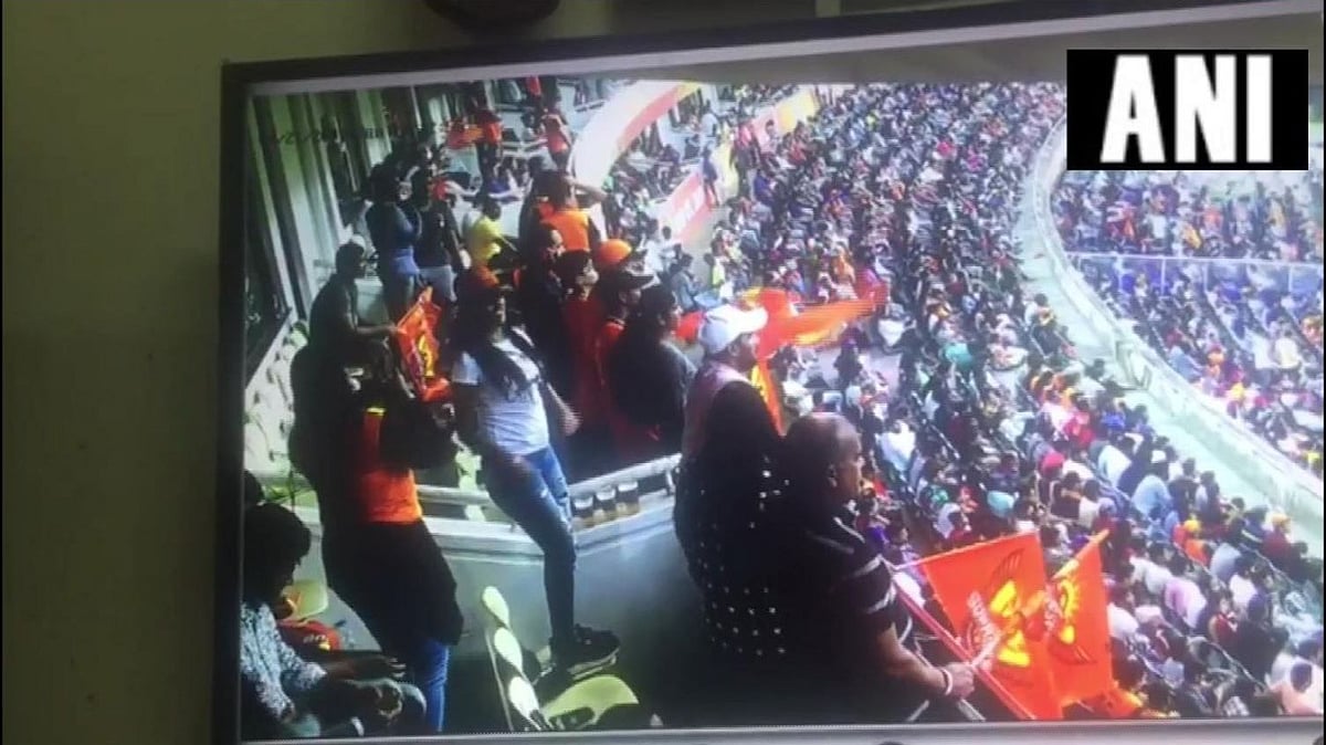 CCTV image of the accused during the SRH vs KKR game.