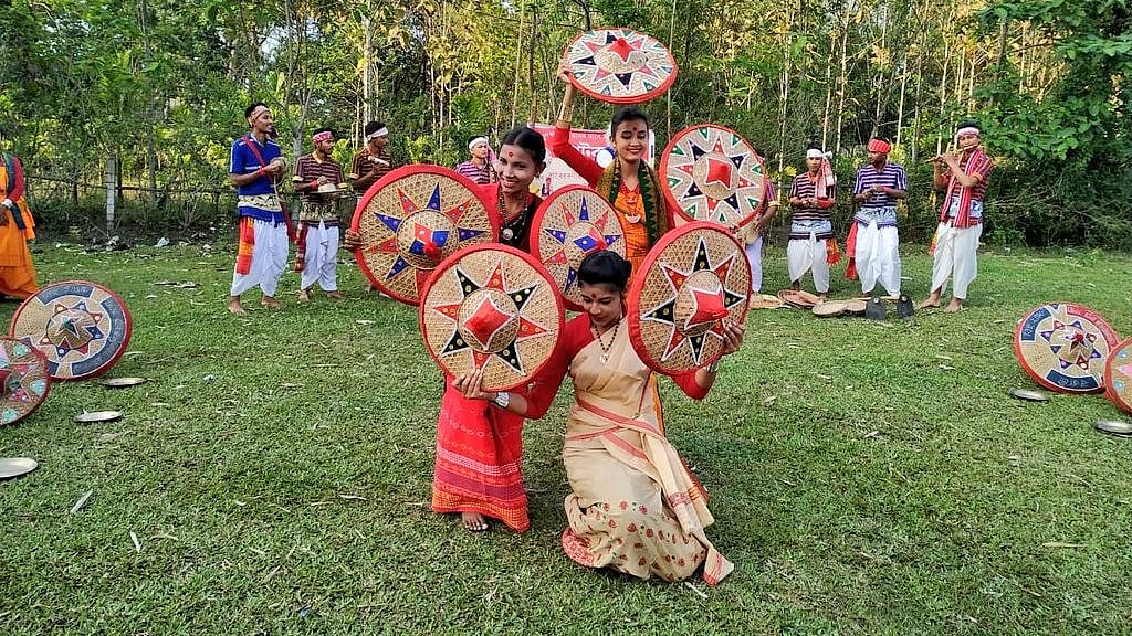People gearing up for Bihu festivities in Assam. Image used for representational purpose only.