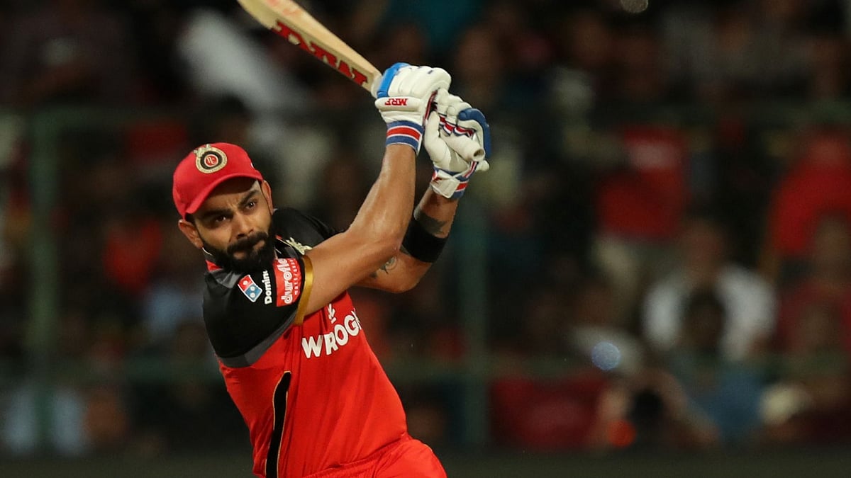 Virat Kohli scored 84 runs of 49 deliveries against Kolkata Knight Riders in Bangalore on Friday.