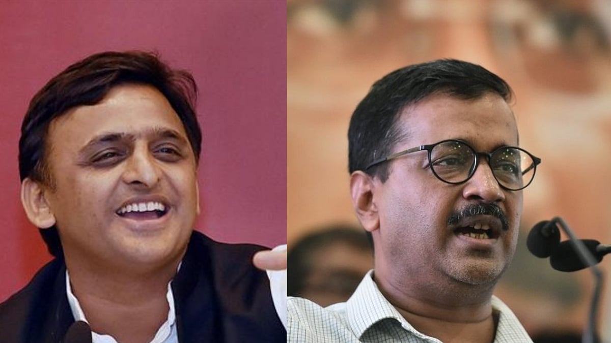 Akhilesh Yadav and Arvind Kejriwal.