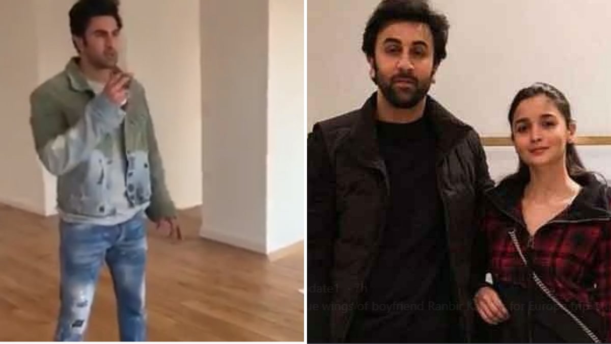 Ranbir Kapoor on the sets of <i>Brahmastra</i>