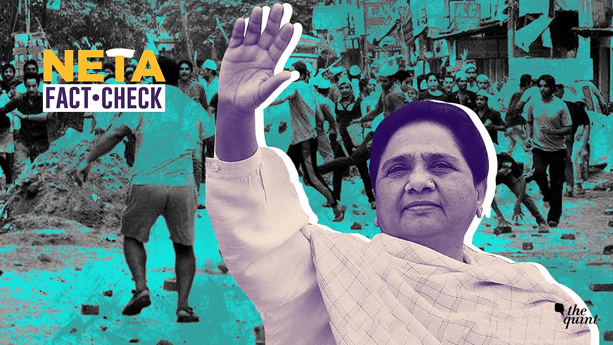 Mayawati called her tenure as the chief minister of Uttar Pradesh “free of riots and anarchy.” Is this true?