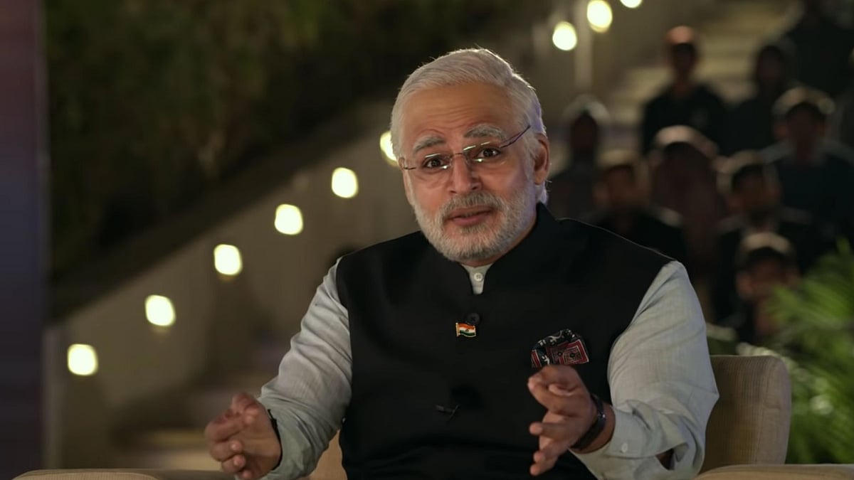 Vivek Oberoi as Narendra Modi in the upcoming biopic on PM Modi.