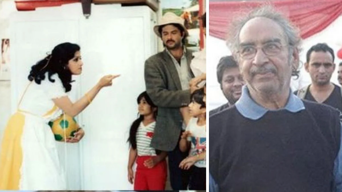 A still from <i>Mr India</i>; Veeru Devgan.