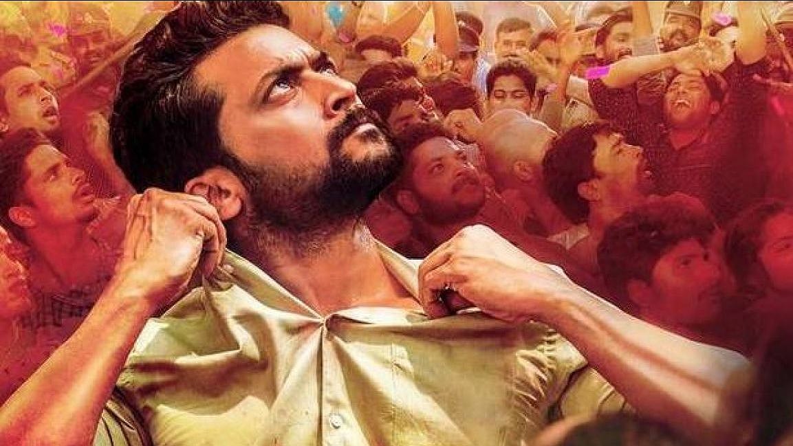 Suriya in and as <i>NGK</i>.