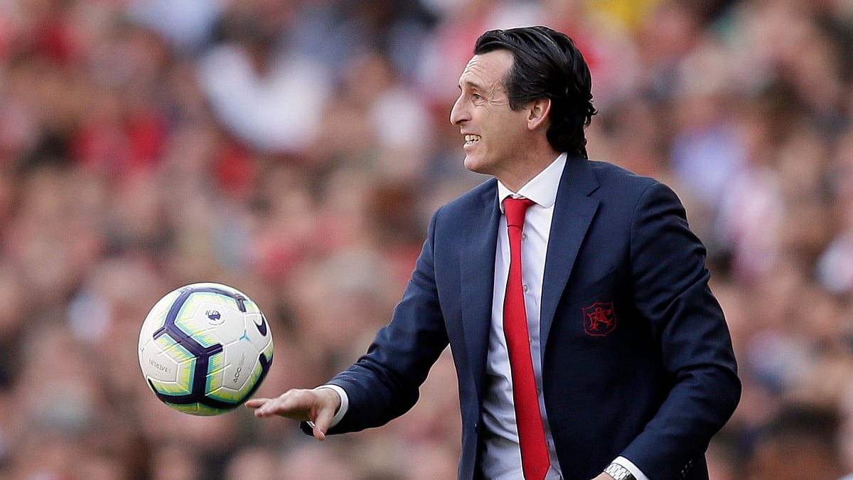 Arsenal manager Unai Emery during a English Premier League match.