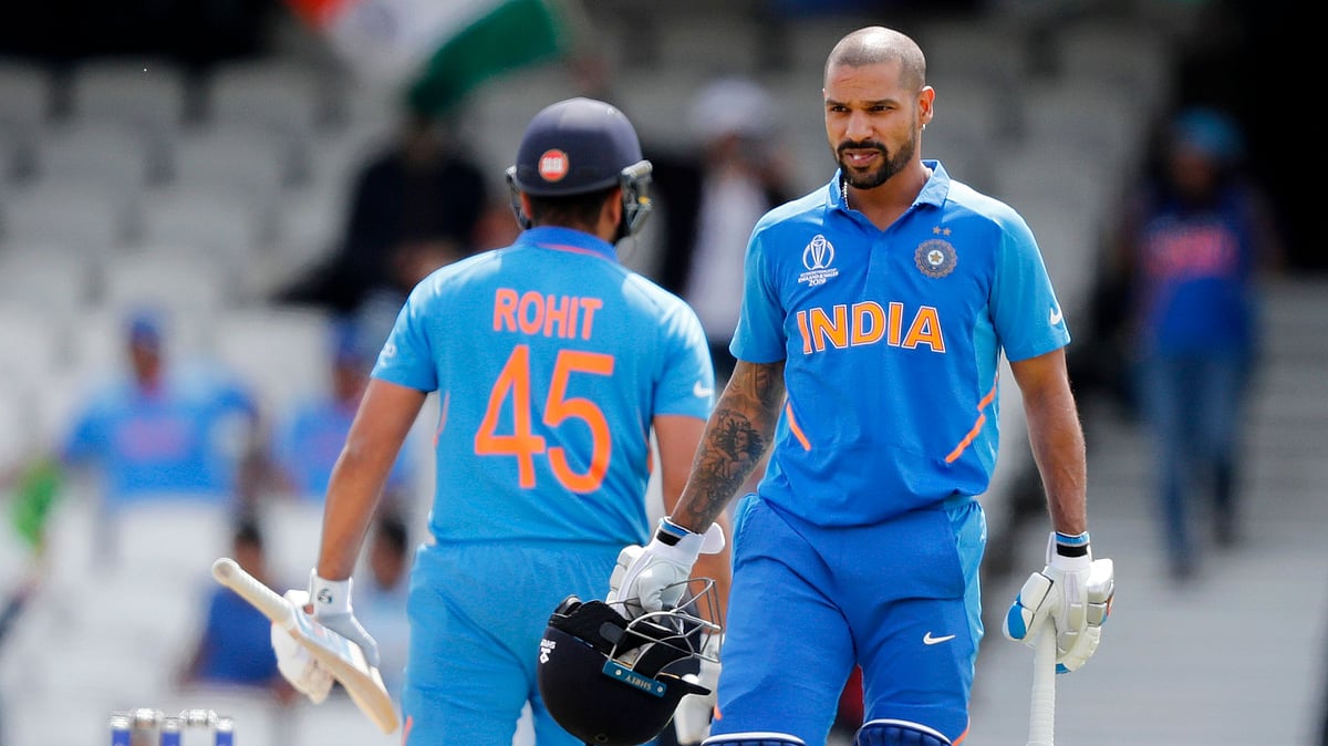 Rohit Sharma and Shikhar Dhawan added 127 runs for the opening wicket against Australia.