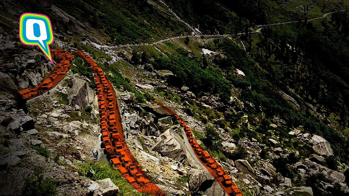 On the way to Shimla.