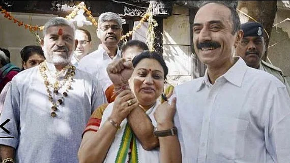 Shweta Bhatt with her husband Sanjiv Bhatt.