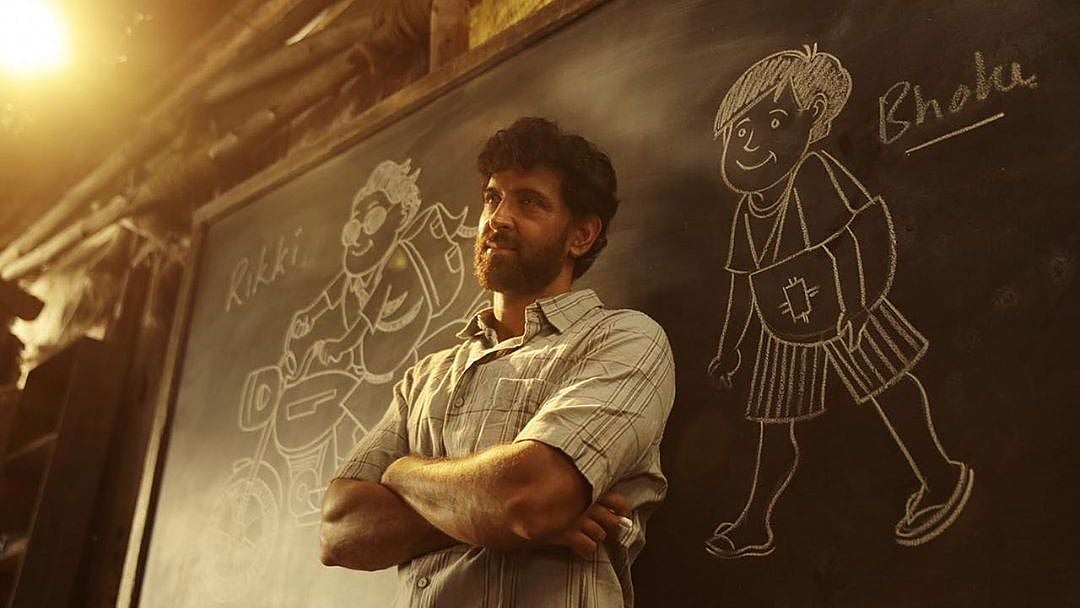 Hrithik Roshan as Anand Kumar in <i>Super 30.</i>