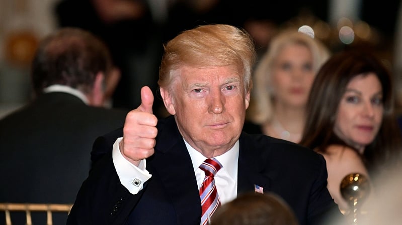 US President Donald Trump and Prime Minister Narendra Modi during their first trilateral meeting with Japan in 2018.