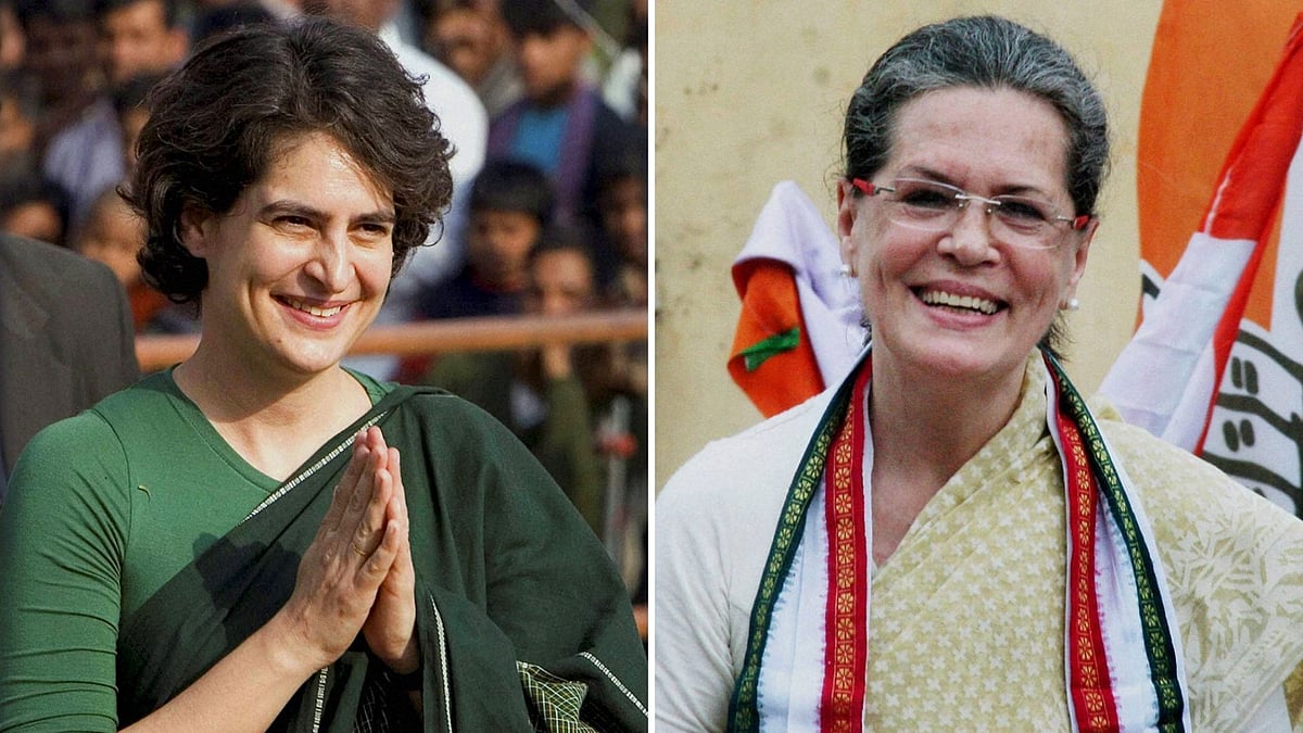 Priyanka Gandhi and Sonia Gandhi.&nbsp;
