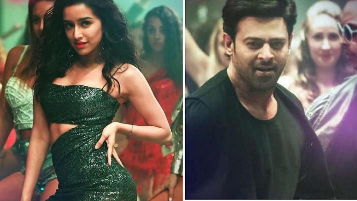 Shraddha Kapoor and Prabhas in a still from <i>Psycho Saiyaan</i>.