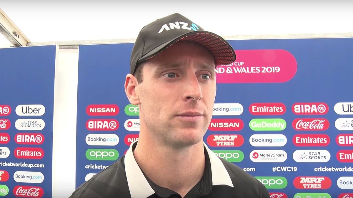 Matt Henry was named the Man of the Match of the World Cup semi-final against India.