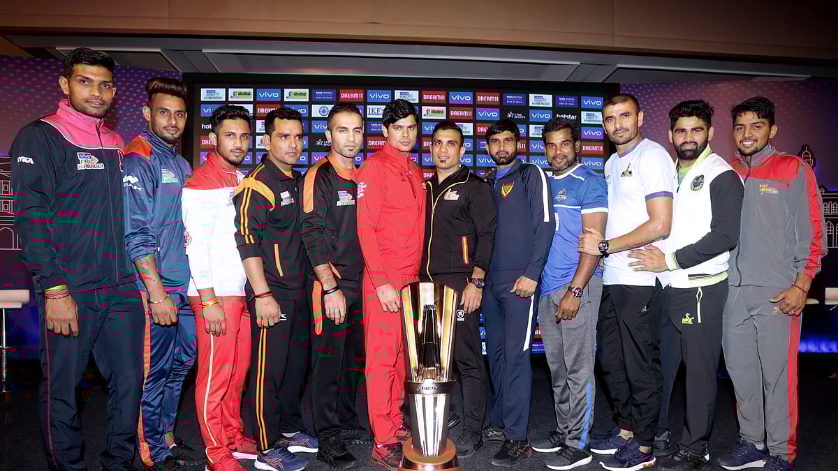 Twelve team captains ahead of Pro Kabaddi League 2019.