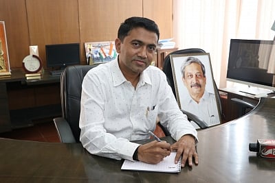 Pramod Sawant. (File Photo: IANS)